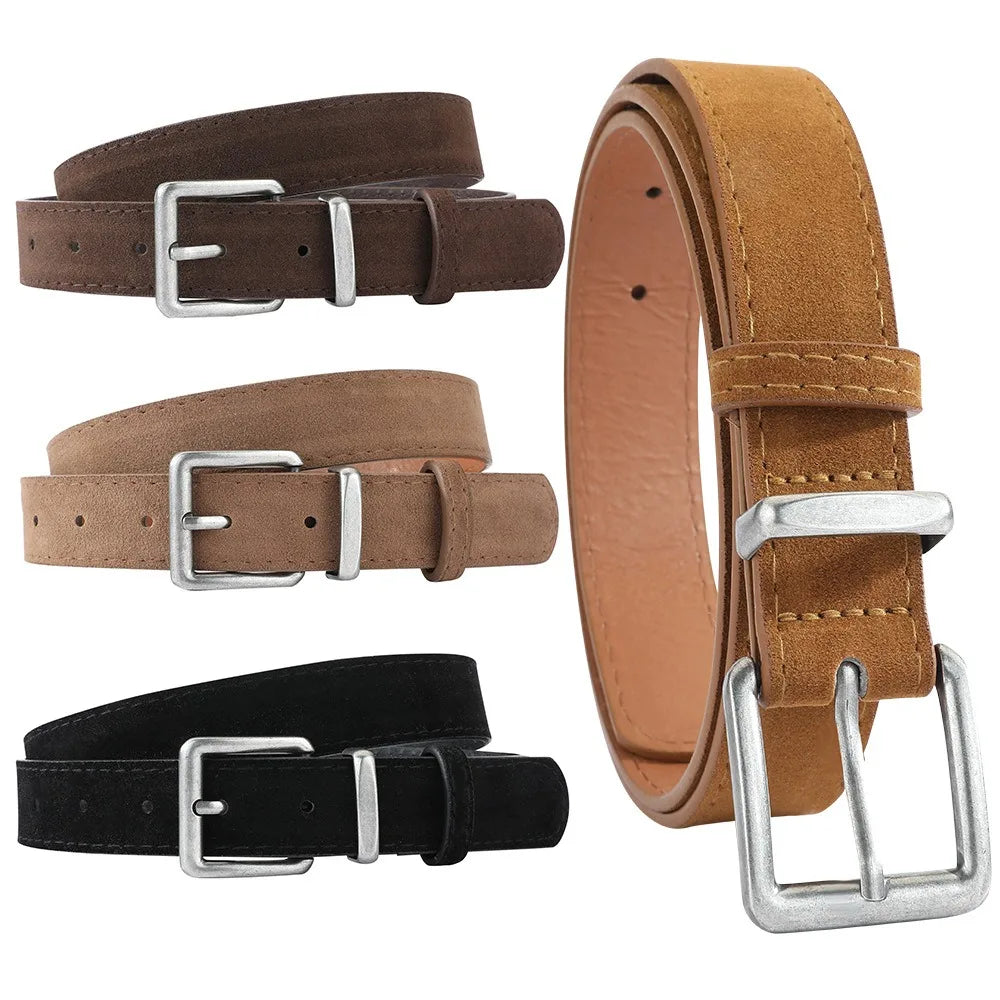 Women's Retro Pin Buckle PU Leather Belt – Casual & Business