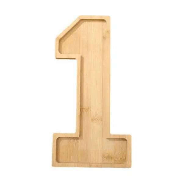 Wooden Number Serving Tray Set of 2 – Appetizer & Party Platter