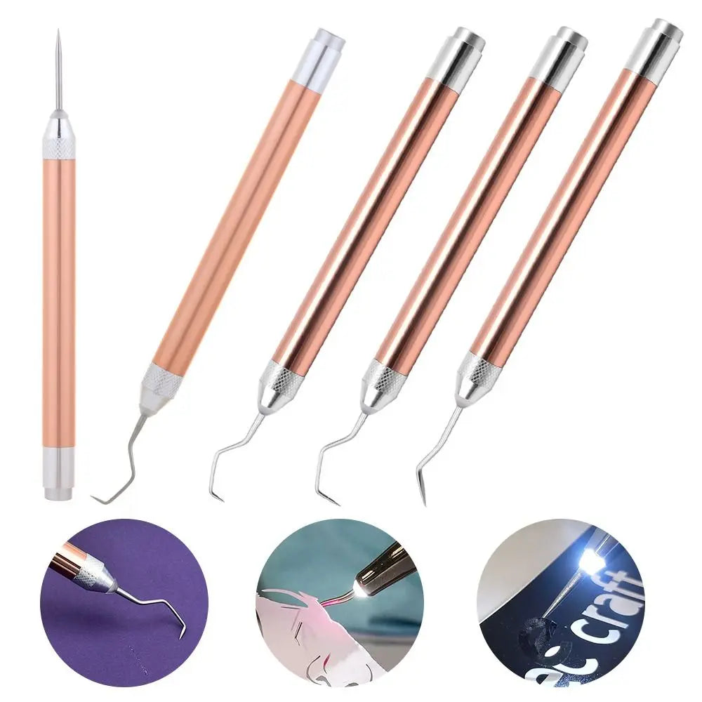 LED Vinyl Weeding Pen – Lighted DIY Carving Tool with Hook