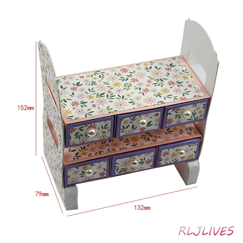 3D Jewelry Box Metal Cutting Dies – DIY Scrapbooking Set