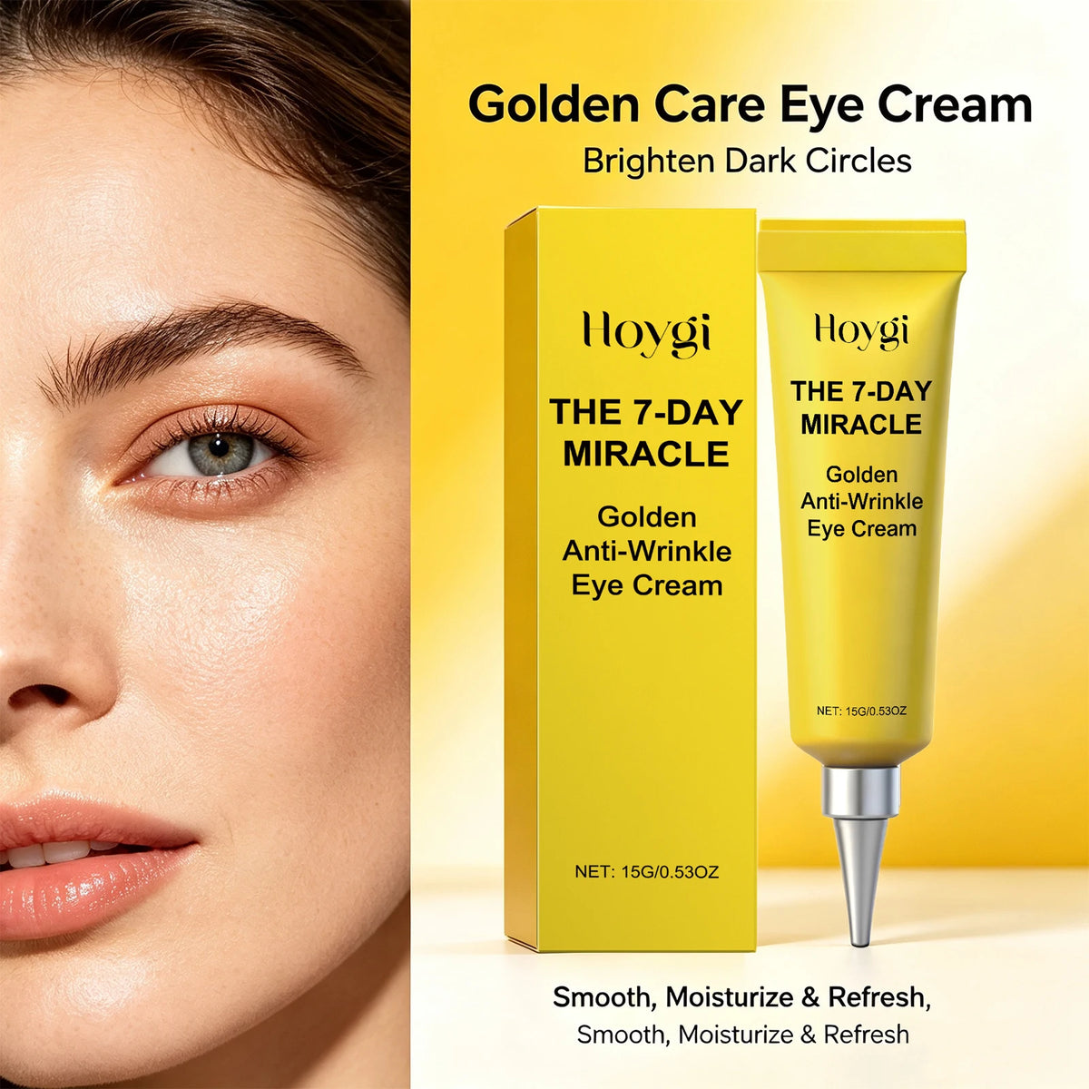 Hoygi Golden Eye Cream – Firm, Brighten & Moisturize