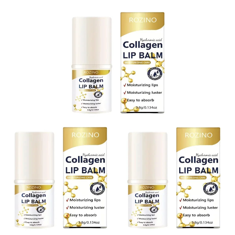 ROZINO Collagen & Hyaluronic Acid Plumping Lip Balm 3.8g