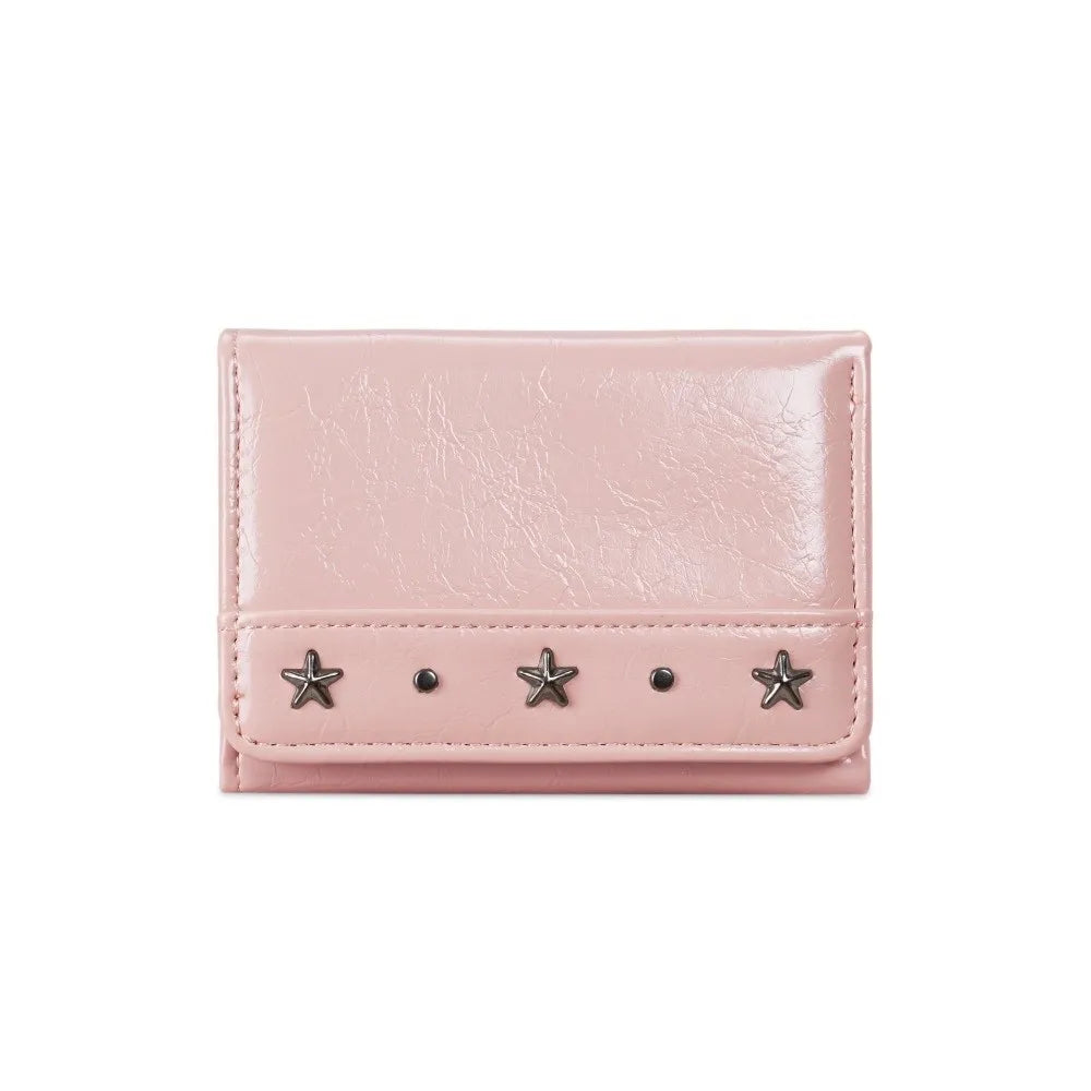 Women's Vintage Trifold PU Leather Wallet – Slim & Compact