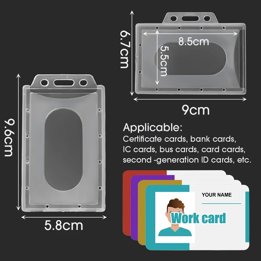 Transparent PVC Card Holder Covers – Waterproof ID & Card Protector