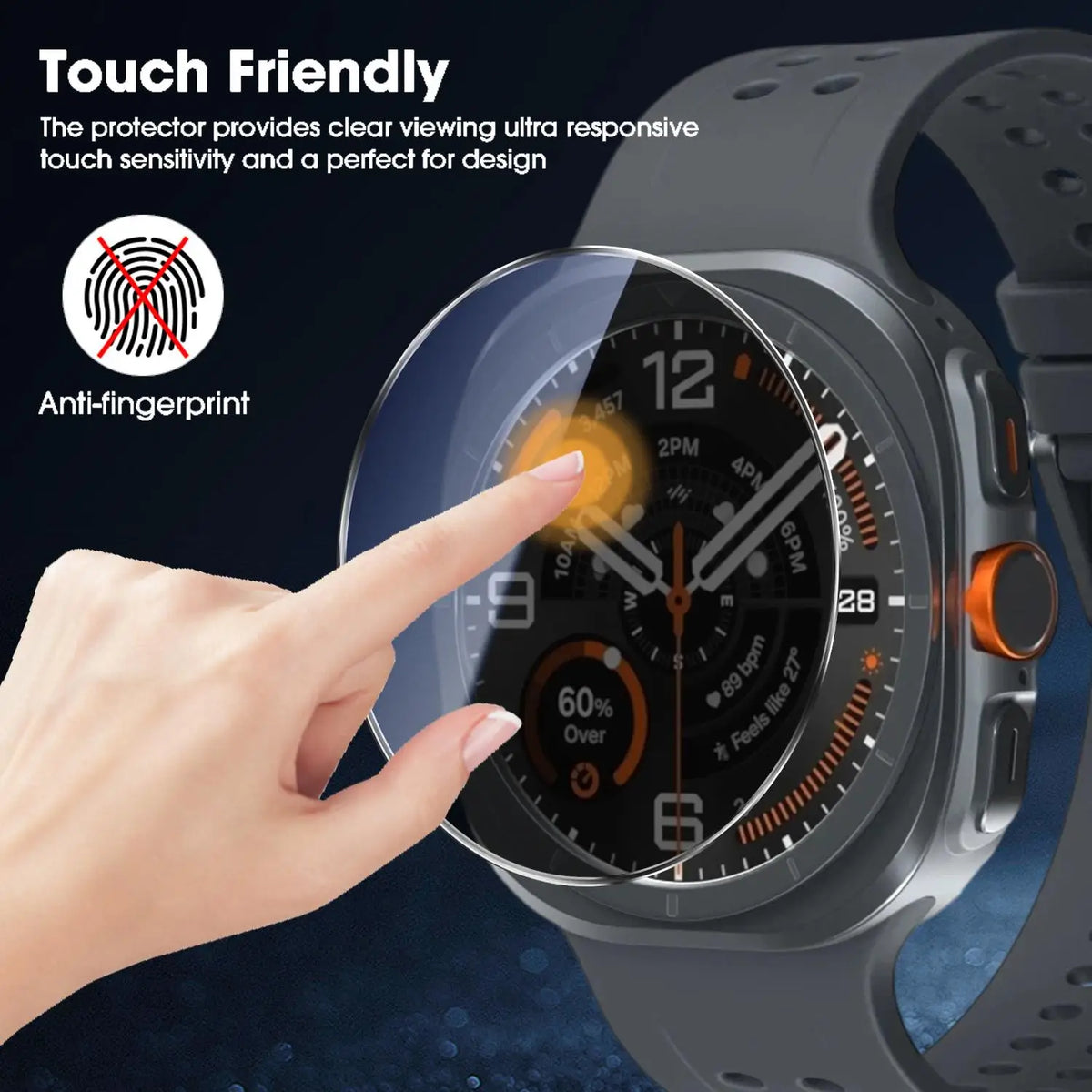 Samsung Galaxy Watch 9 & Ultra 2 Privacy Screen Protector