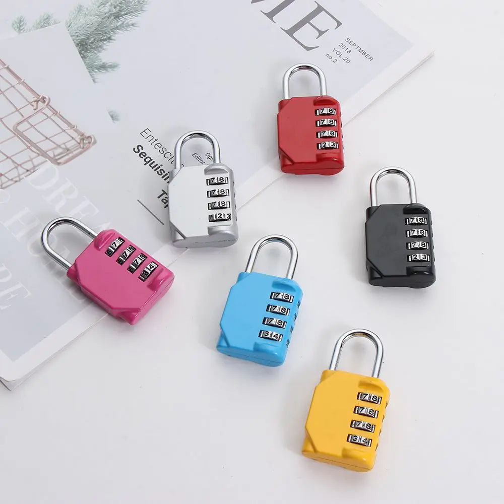 4-Digit Combination Padlock – Waterproof Rust-Proof Travel Lock
