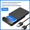 2.5" SATA to USB 3.1/3.0 HDD SSD External Enclosure – 6Gbps