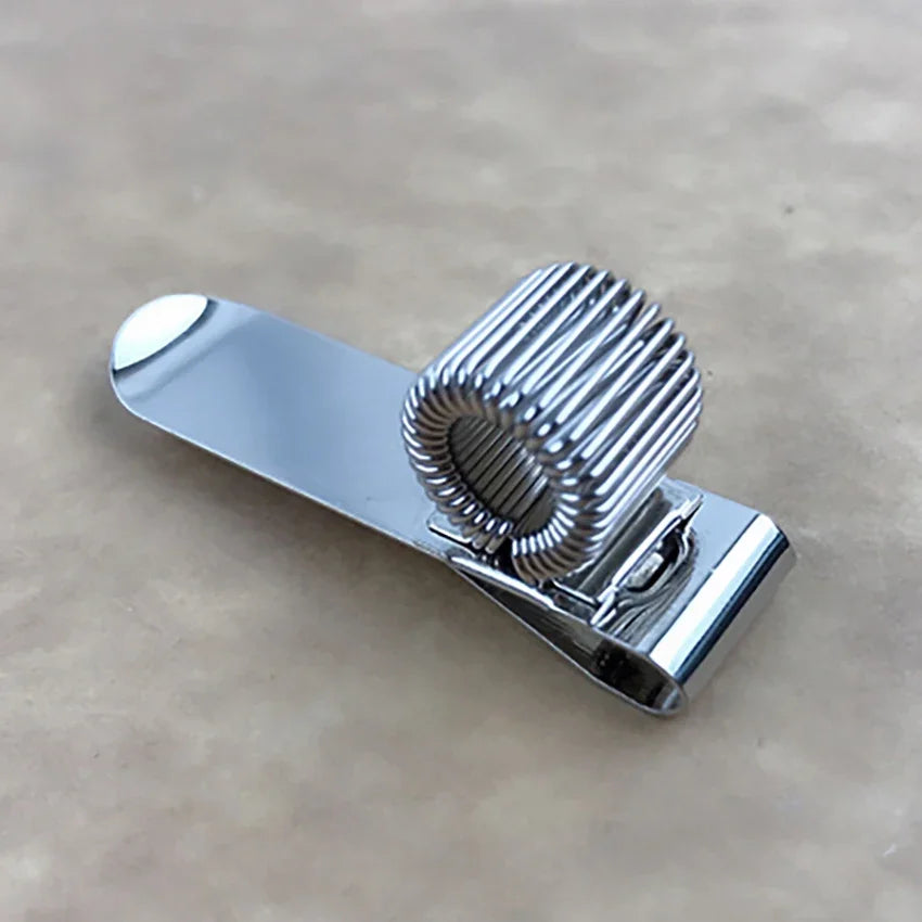 Metal Spring Pen Holder with Pocket Clip – 1, 2 or 3 Hole