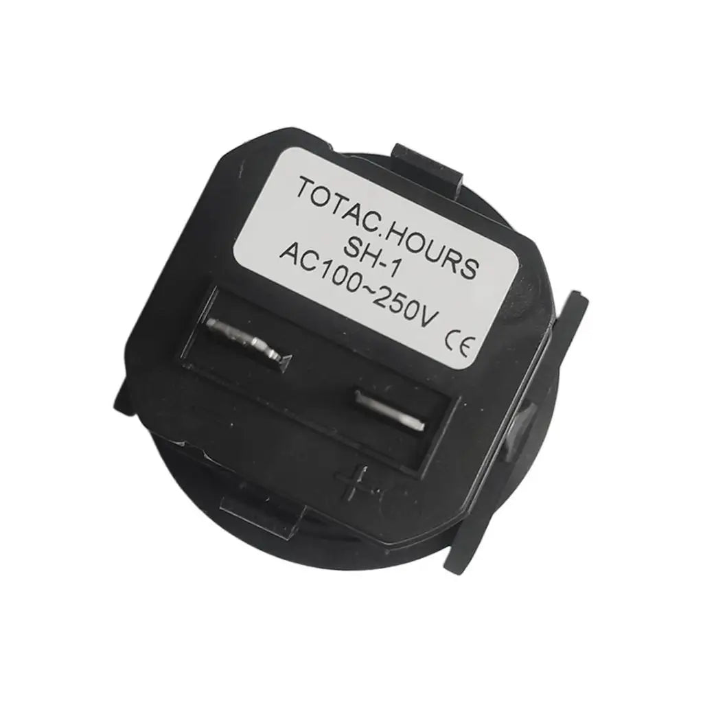 Universal 6V–80V Round Quartz Hour Meter | Panel Timer