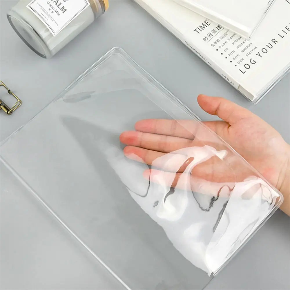 A5/A6 Transparent PVC Notebook Protective Sleeve Cover