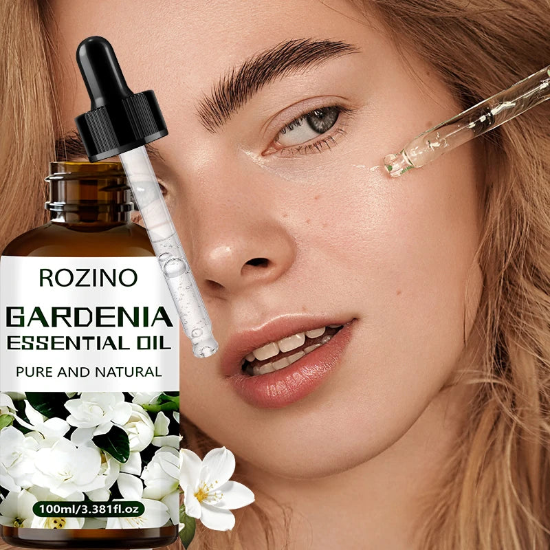 ROZINO Gardenia Essential Oil 3.38oz – Skin, Hair & Massage