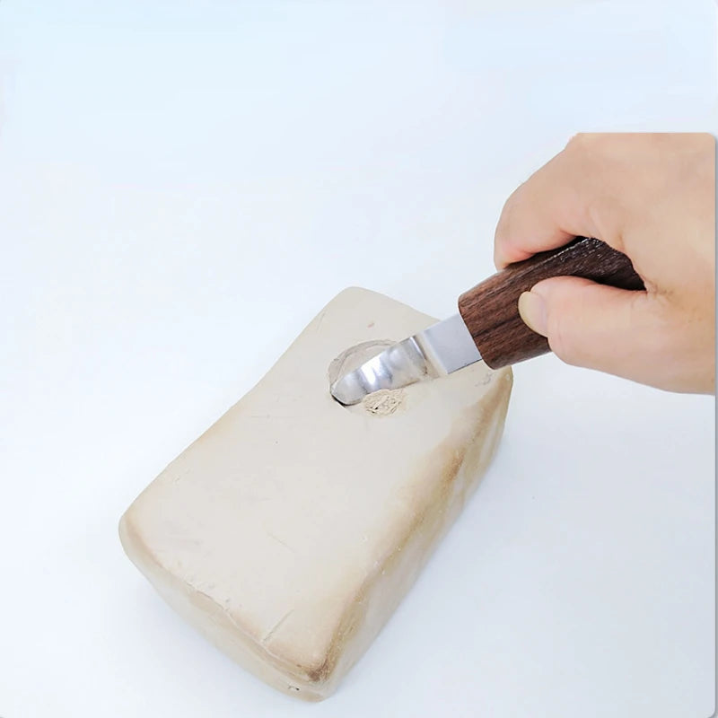 Ceramic & Polymer Clay Sculpting Carving Tools – Wooden Handle