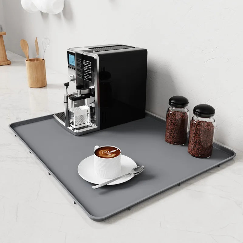 Silicone Coffee Station Mat – Non-Slip Heat Resistant Tray