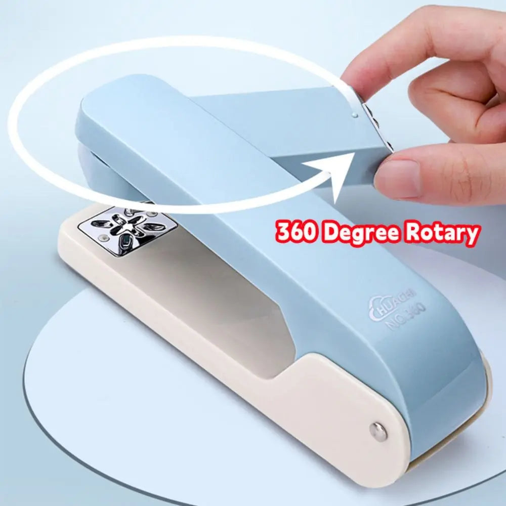 360° Rotary Metal Stapler | 24/6 26/6 Staples – Bookbinding