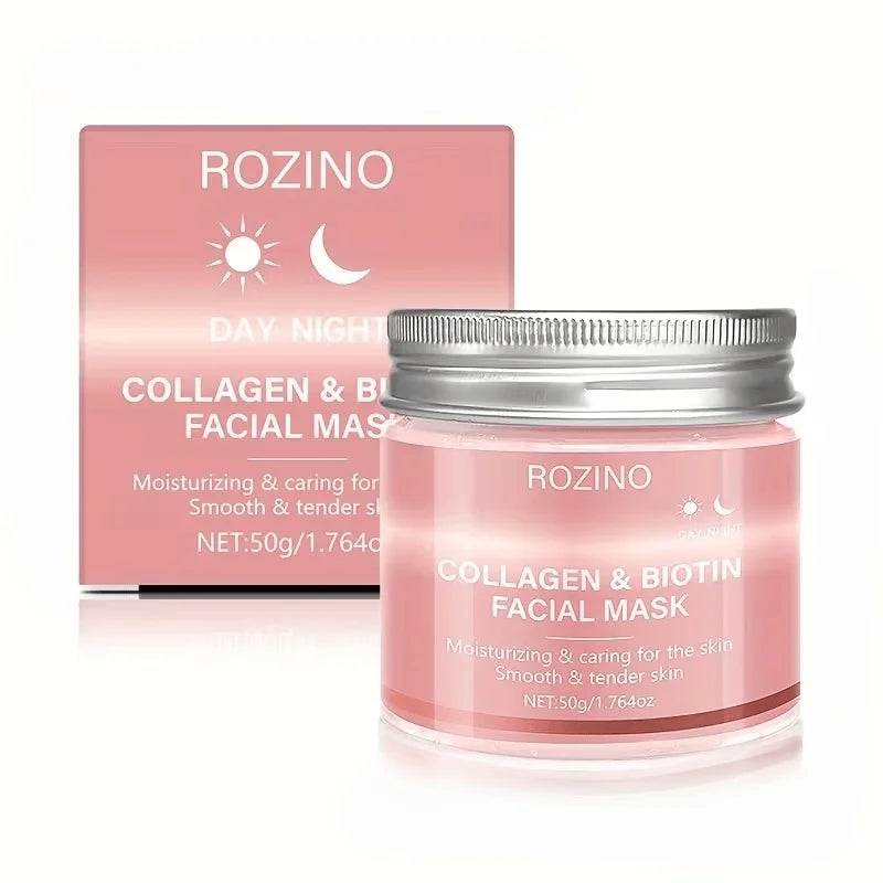 ROZINO Biotin Collagen Peel-Off Day & Night Face Mask