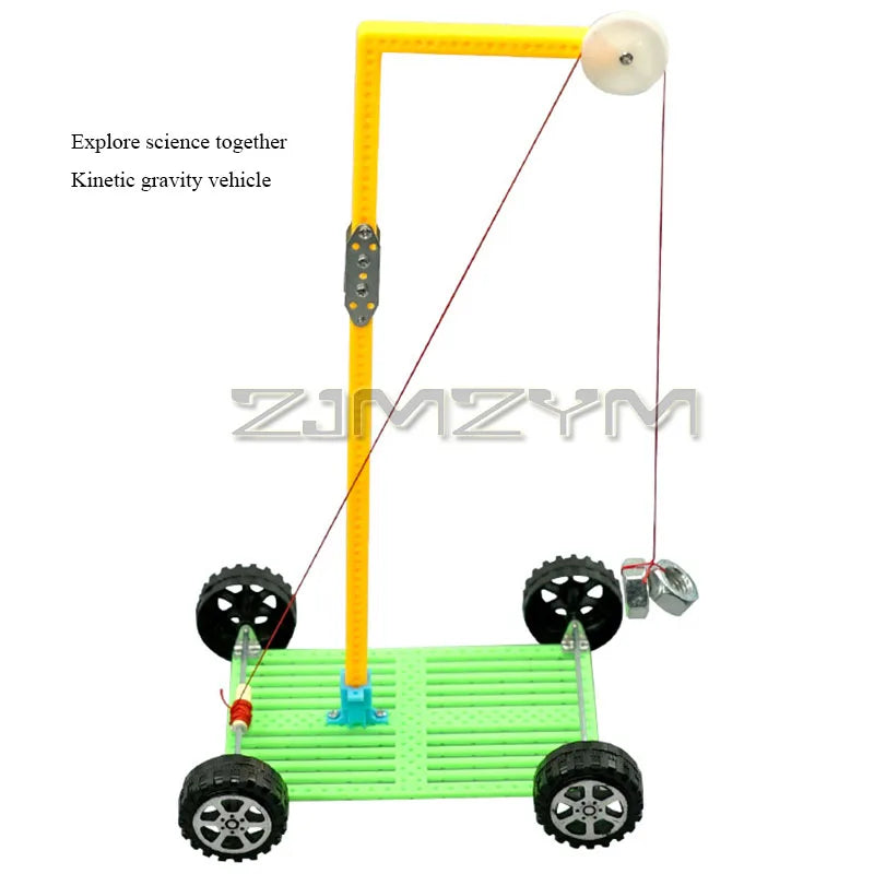 DIY Gravity Car STEM Kit – Physics Science Experiment for Kids