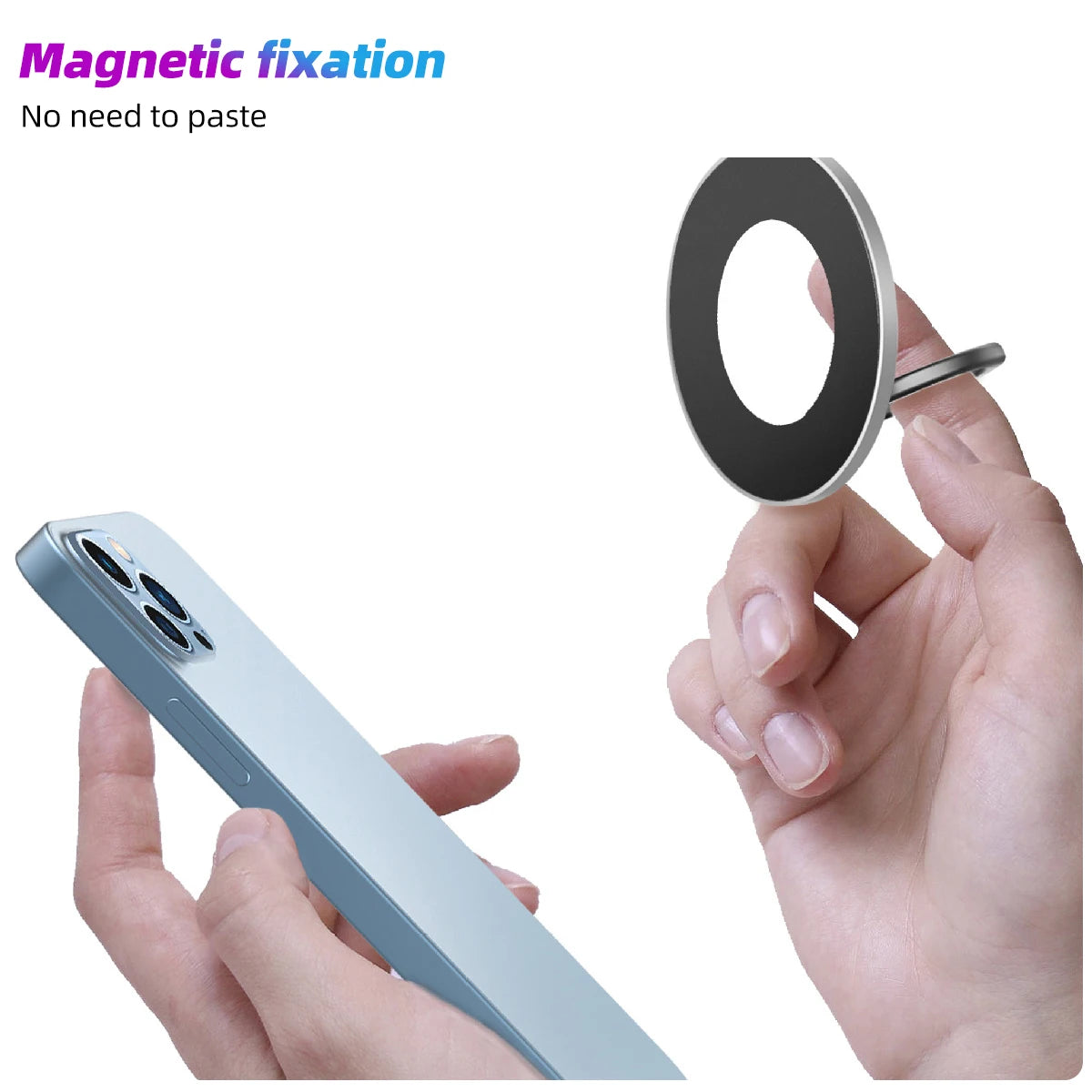Rotatable Magnetic Phone Ring Holder – MagSafe Finger Grip