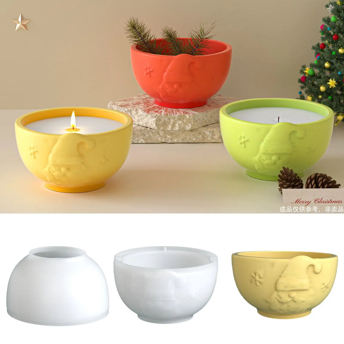 Santa Hat Silicone Mold – DIY Candle, Resin & Plaster Casting