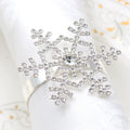 Christmas Snowflake Napkin Rings – Wedding & Party Table Decor