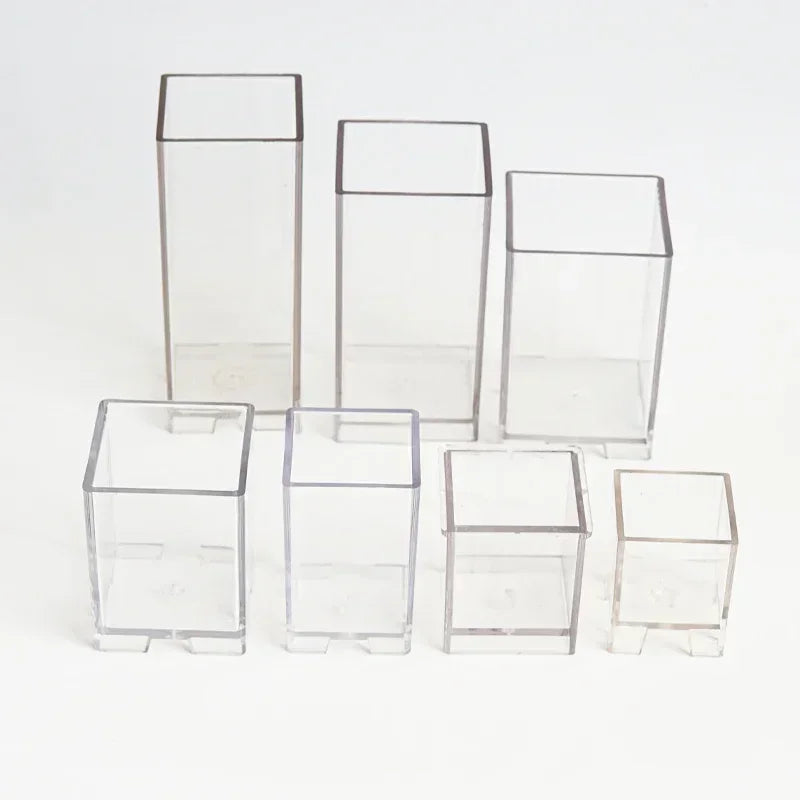 3D Square Column Candle Mold – DIY Plastic Candle Making Kit