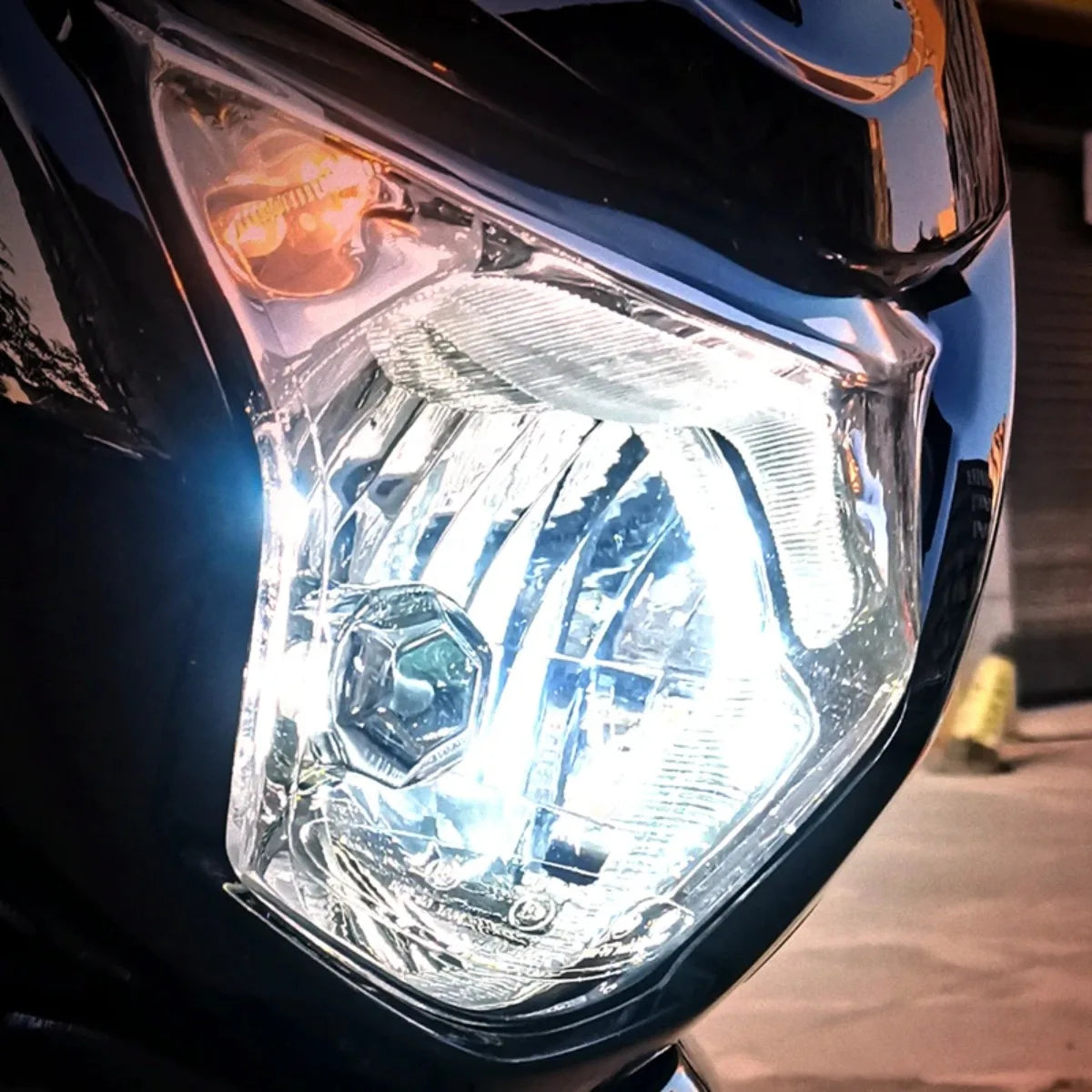 Philips HS1 LED Motorcycle Headlight 6500K 12V PX43t Bulb