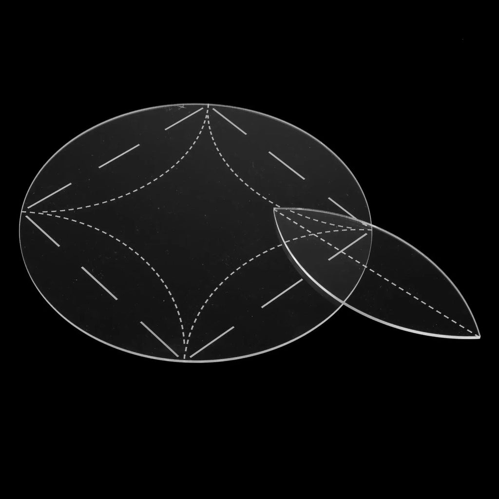 Round Acrylic Quilt Circle Template – Reusable Quilting Tool