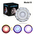 Motorcycle LED Angel Eye Tail Brake Light Strobe P21/5W