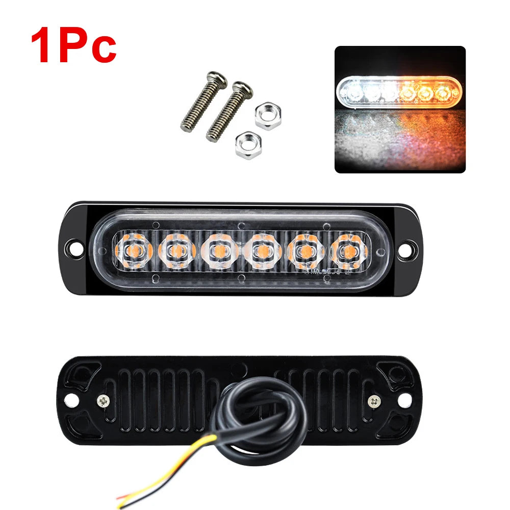 12/24V LED Strobe Beacon Light – Truck, Trailer & Motorcycle