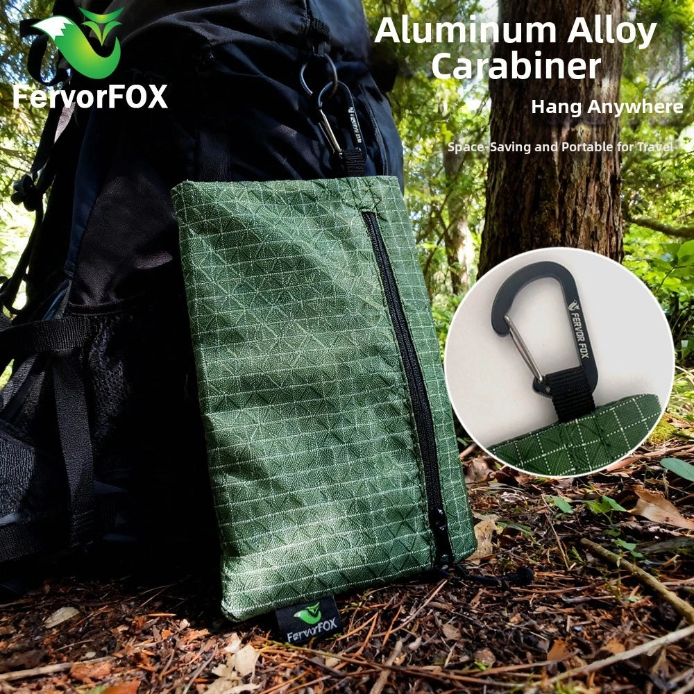 Waterproof Outdoor Storage Bag – Zipper Key Card Wallet Organizer
