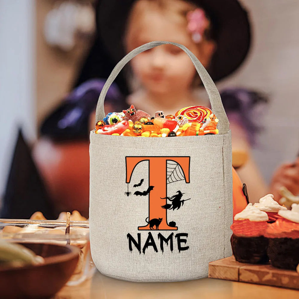 Personalized Halloween Trick or Treat Bag – Kids' Candy Tote