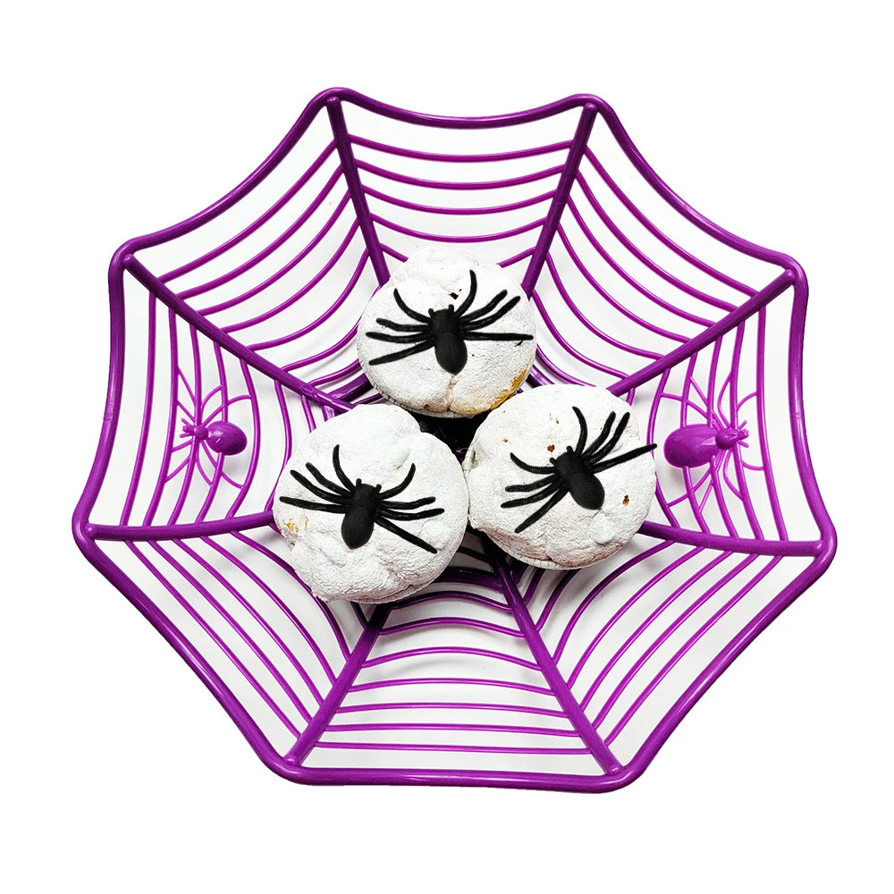 Halloween Spider Web Candy Bowl – Trick or Treat Basket