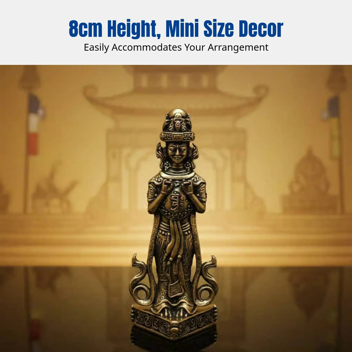 Brass Zaki Lhamo Buddha Statue | Tibetan Deity Figurine