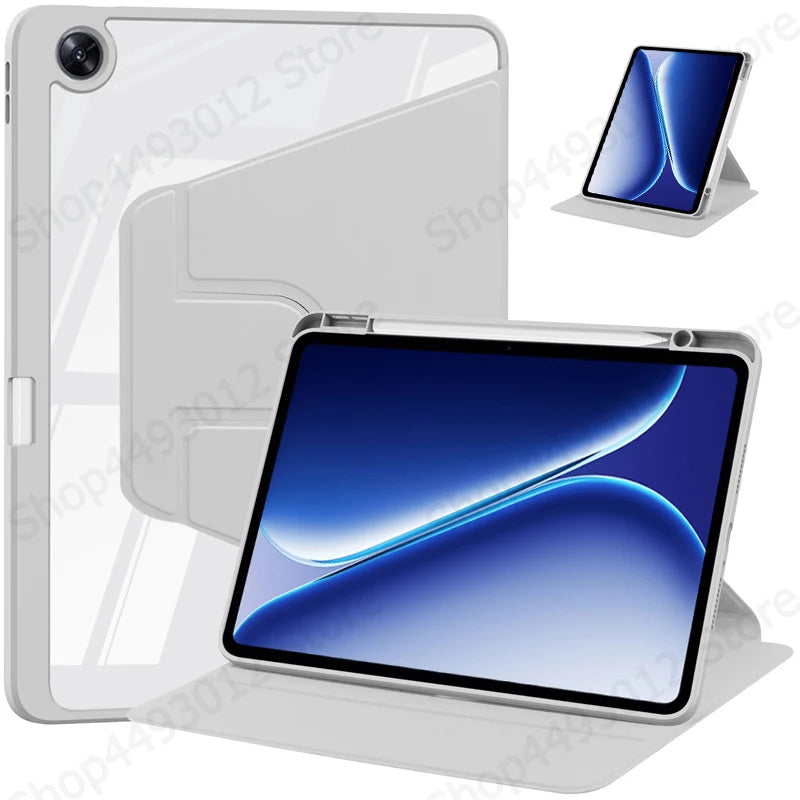 OnePlus Pad Go 2 Case 2025 – 360° Stand & Pencil Holder