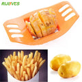 Stainless Steel French Fry Cutter & Potato Vegetable Slicer