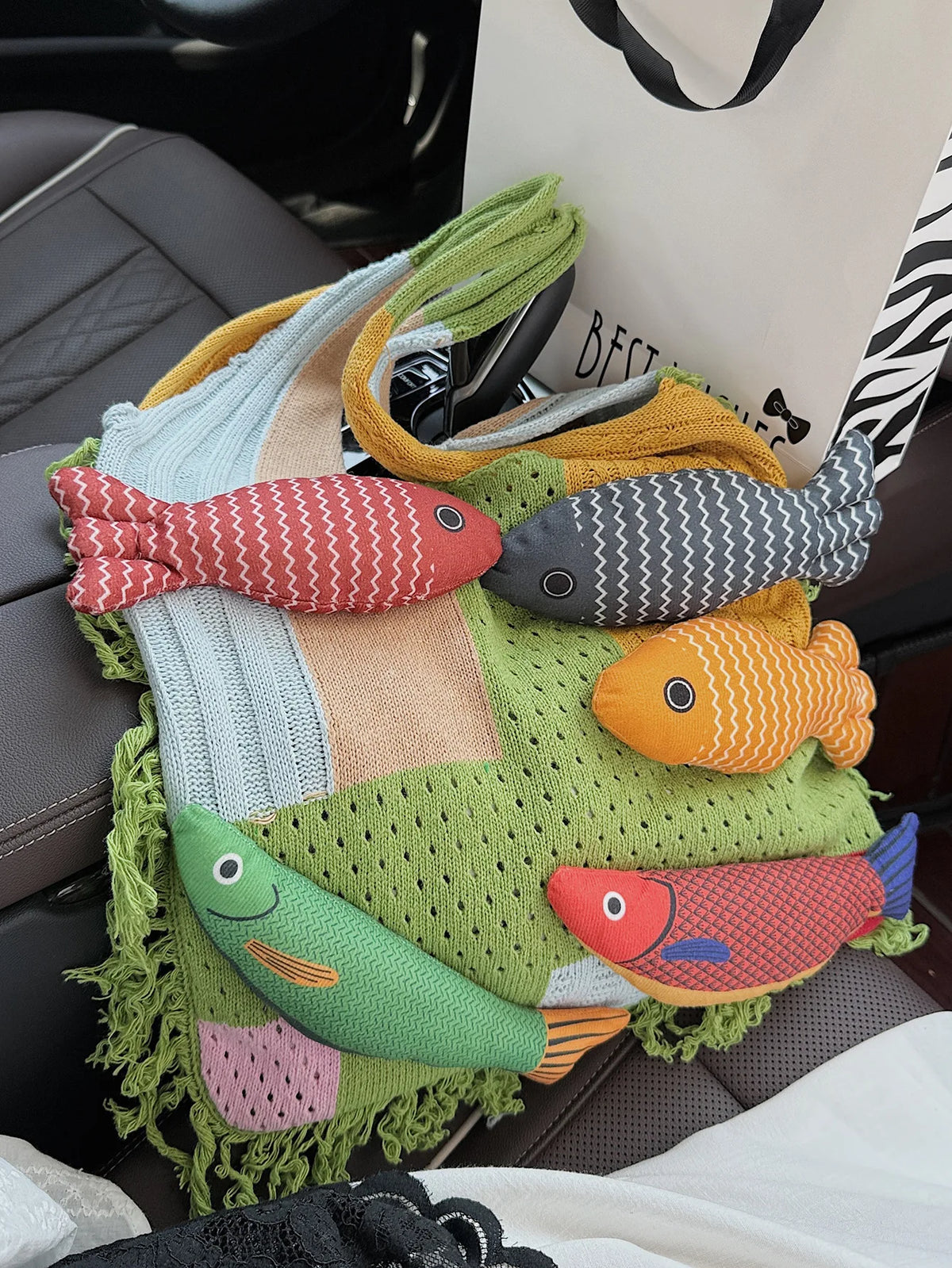 Women's Woven Tote Bag – Casual Chic Shoulder Bag