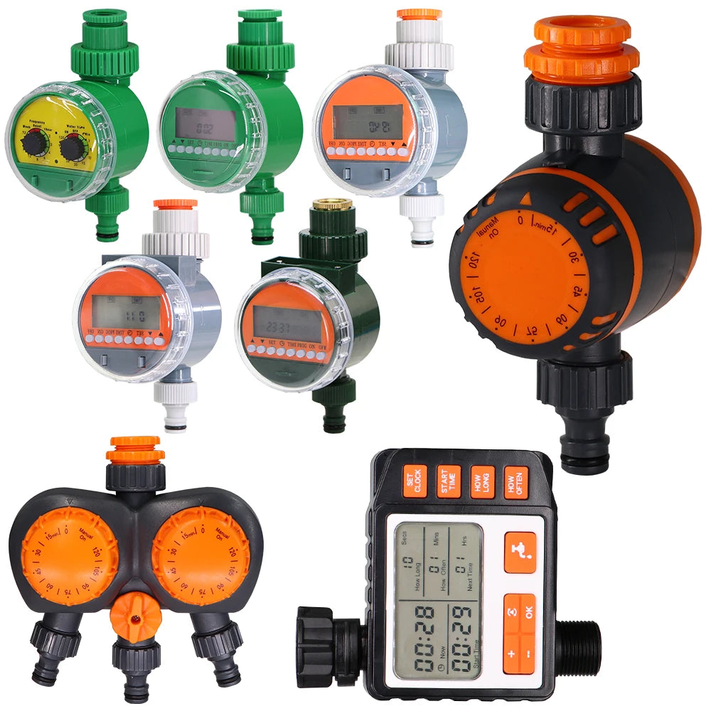 Programmable Garden Water Timer – Auto Faucet Hose Controller