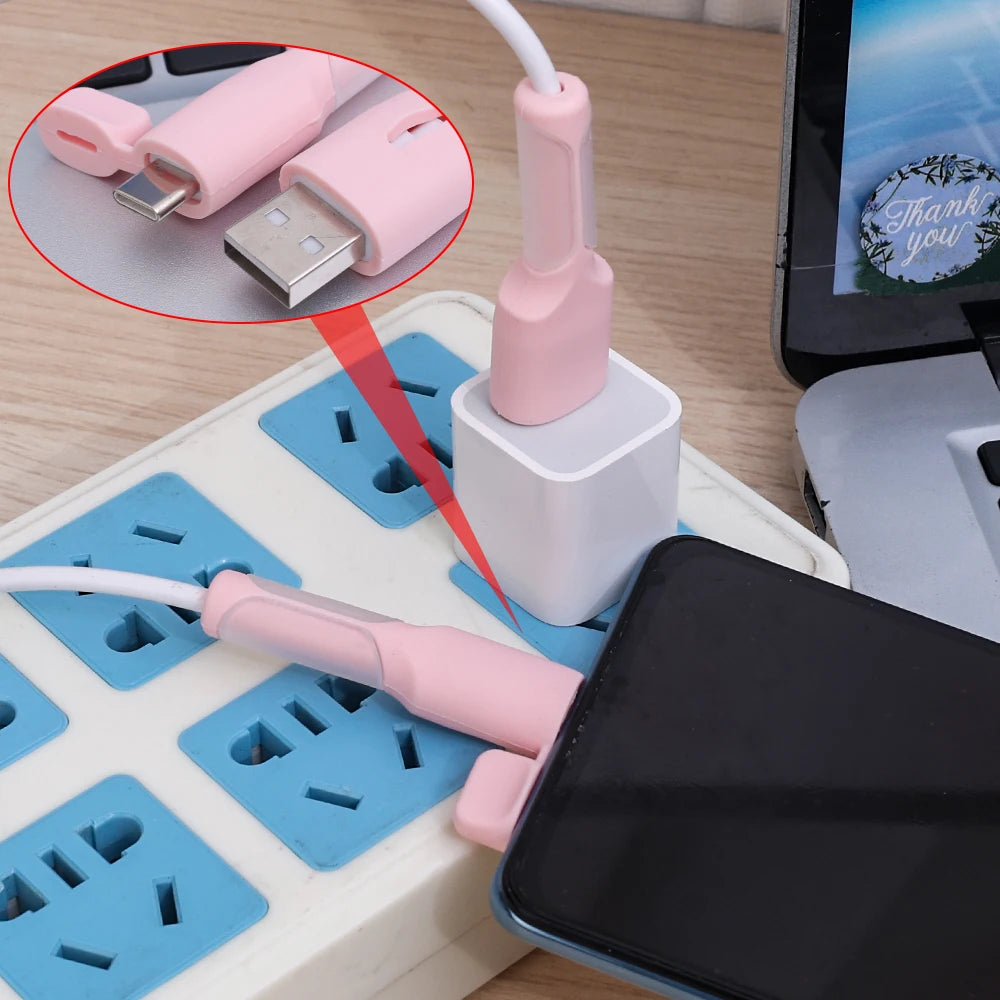 Silicone Cable Protector Sleeve – USB Type-C & Android