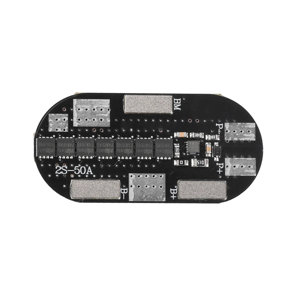 2S 50A 3.7V Lithium Battery BMS Protection Board – 21700