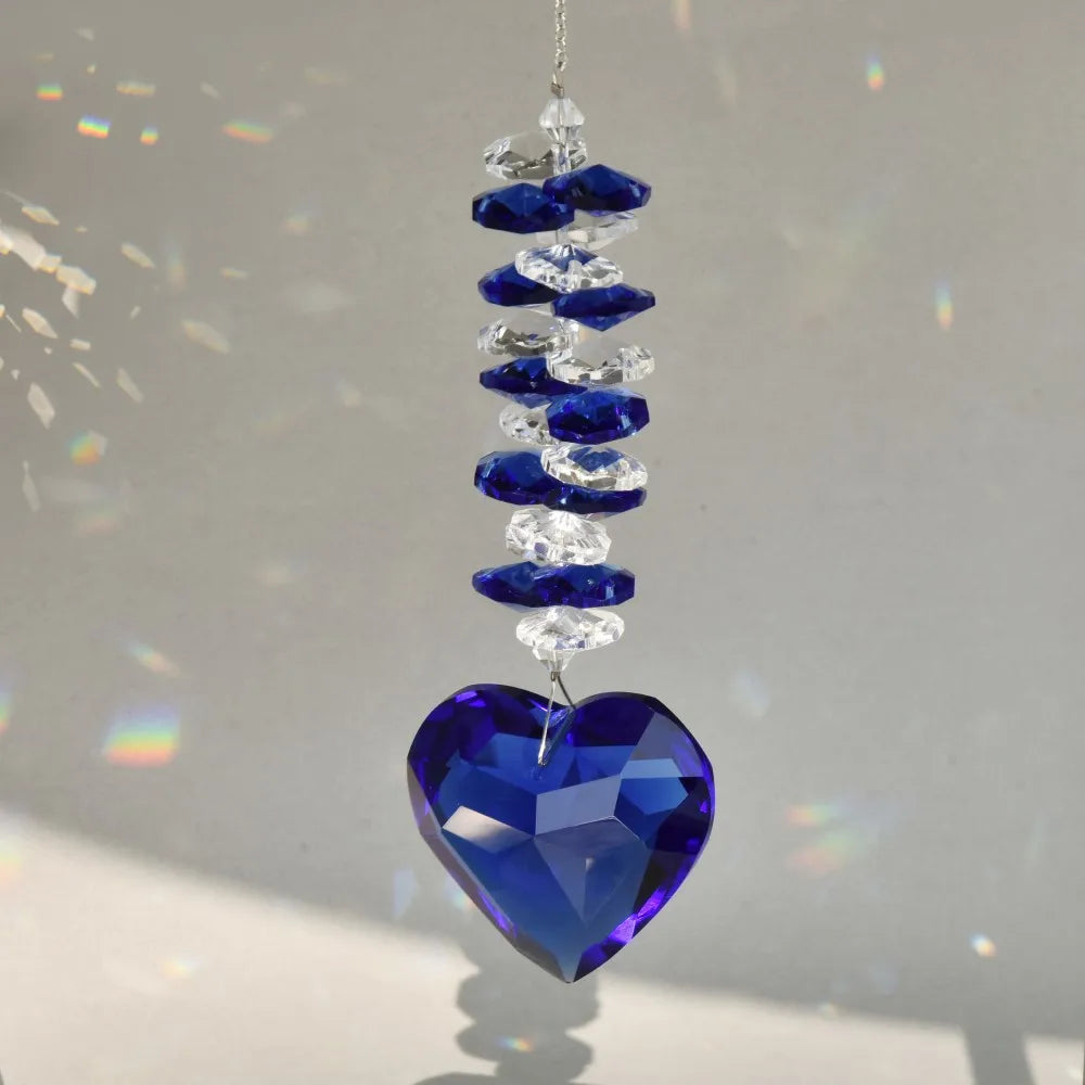 Crystal Love Prism Ball Sun Catcher Pendant | Home & Garden