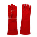 Leather Forge Welding Gloves – Heat Resistant BBQ & Oven Mitts