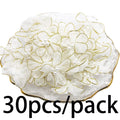 30-Pack 35mm Handmade Satin Ribbon Flowers – Hair & Craft DIY