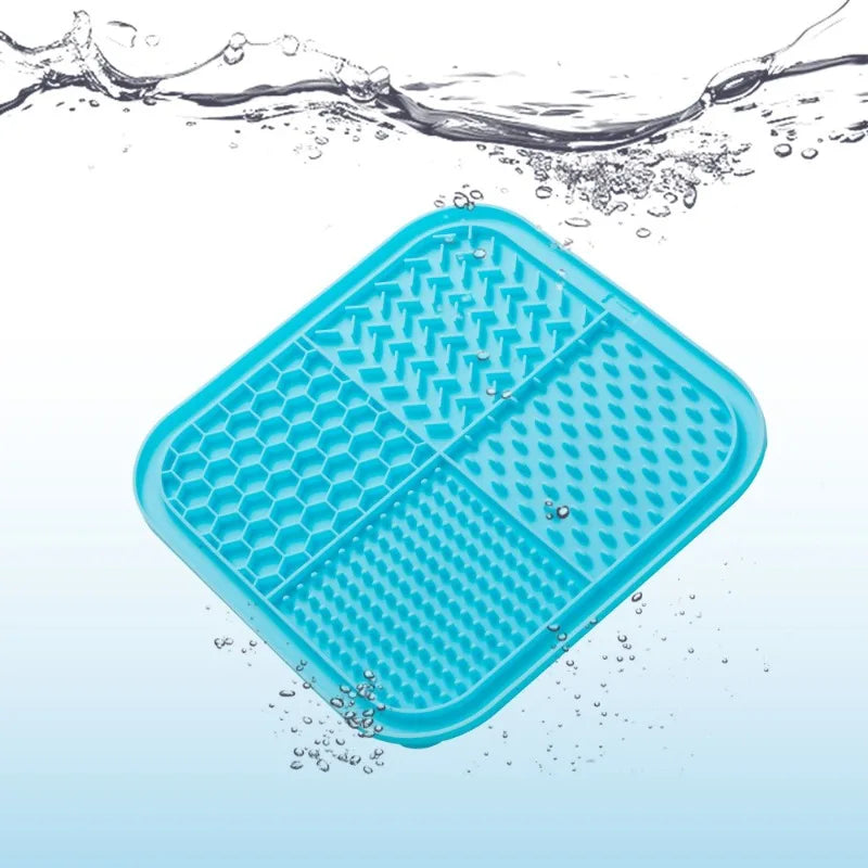 Silicone Lick Mat for Dogs & Cats – Slow Feeder Suction Cup