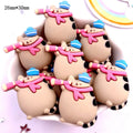 10PCS Kawaii Resin Beach Flatback Figurines – DIY Scrapbook Decor