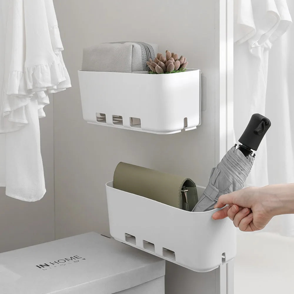 Wall-Mounted Cabinet Storage Basket – Kitchen Drawer Shelf Rack