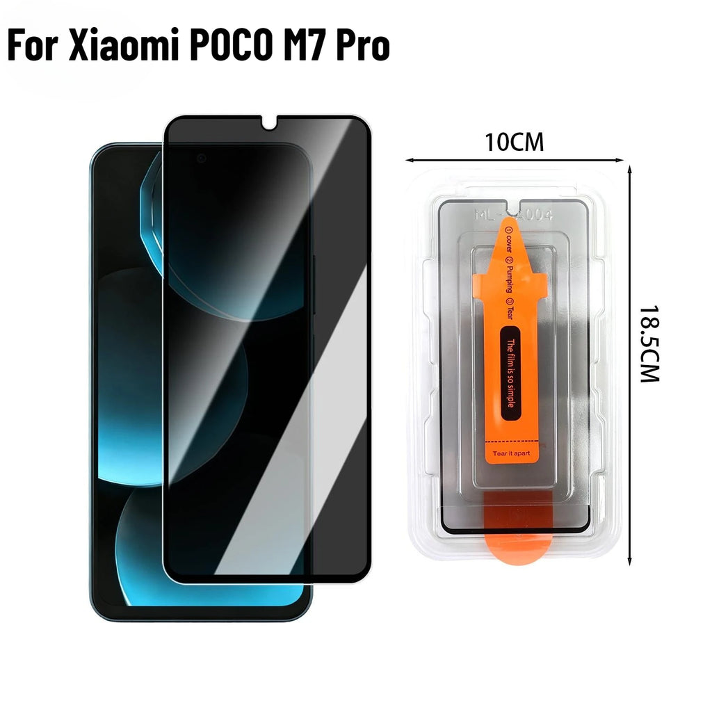 Xiaomi Poco M7 / M7 Pro Tempered Glass Screen Protector HD & Privacy