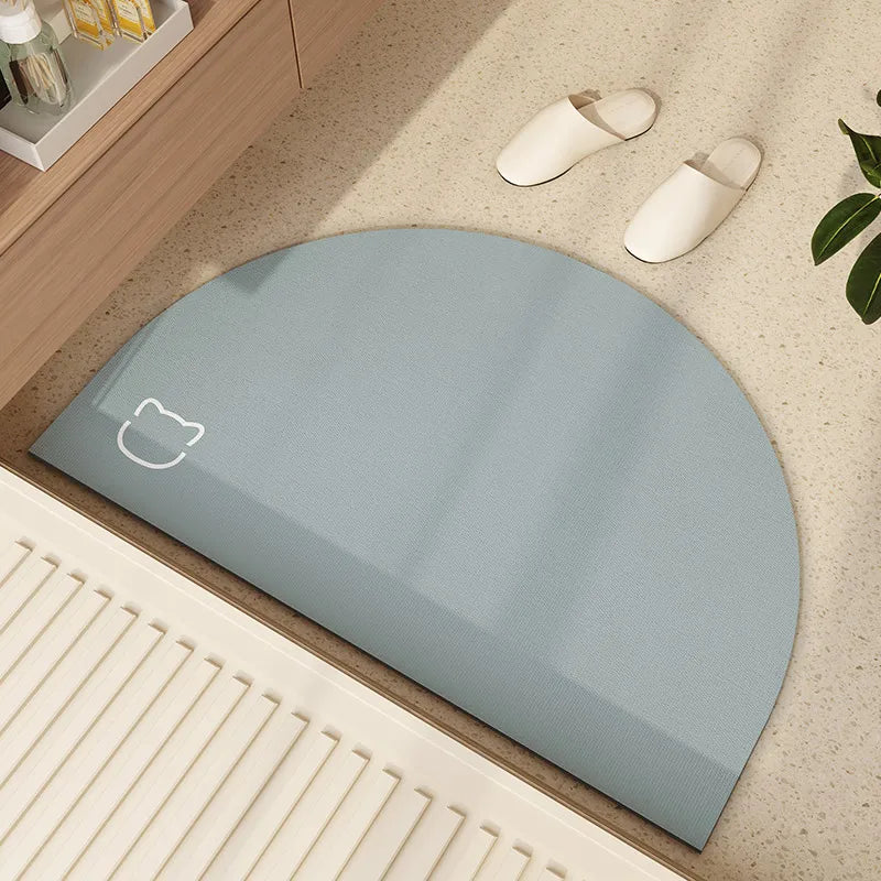 Semicircular Non-Slip Door Mat – Indoor & Outdoor Floor Mat