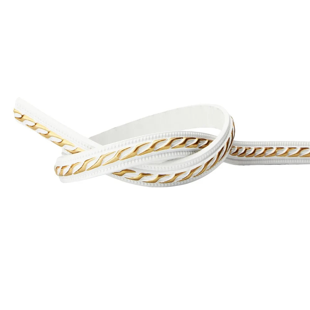 Self-Adhesive Faux Embossed Wall Border Trim Strip 1M PVC