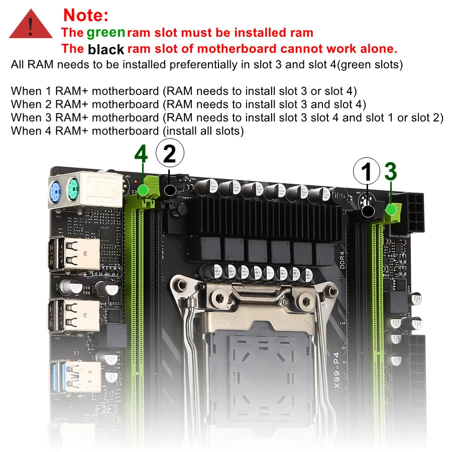 Kllisre X99 Combo: Xeon E5-2680 V4 CPU + 32GB DDR4 ECC RAM