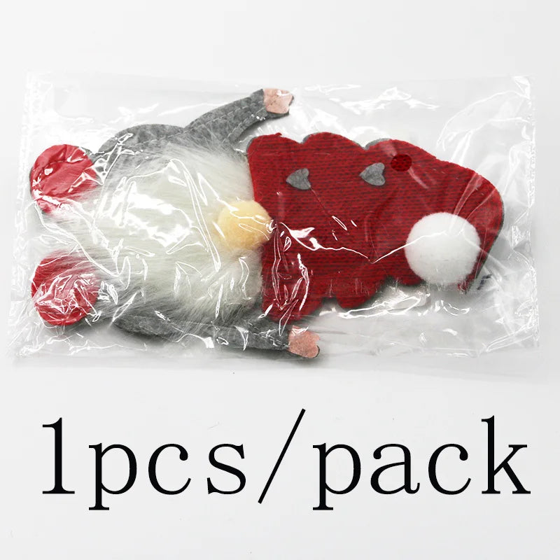 Christmas Faceless Doll Cutlery Cover | Holiday Table Décor