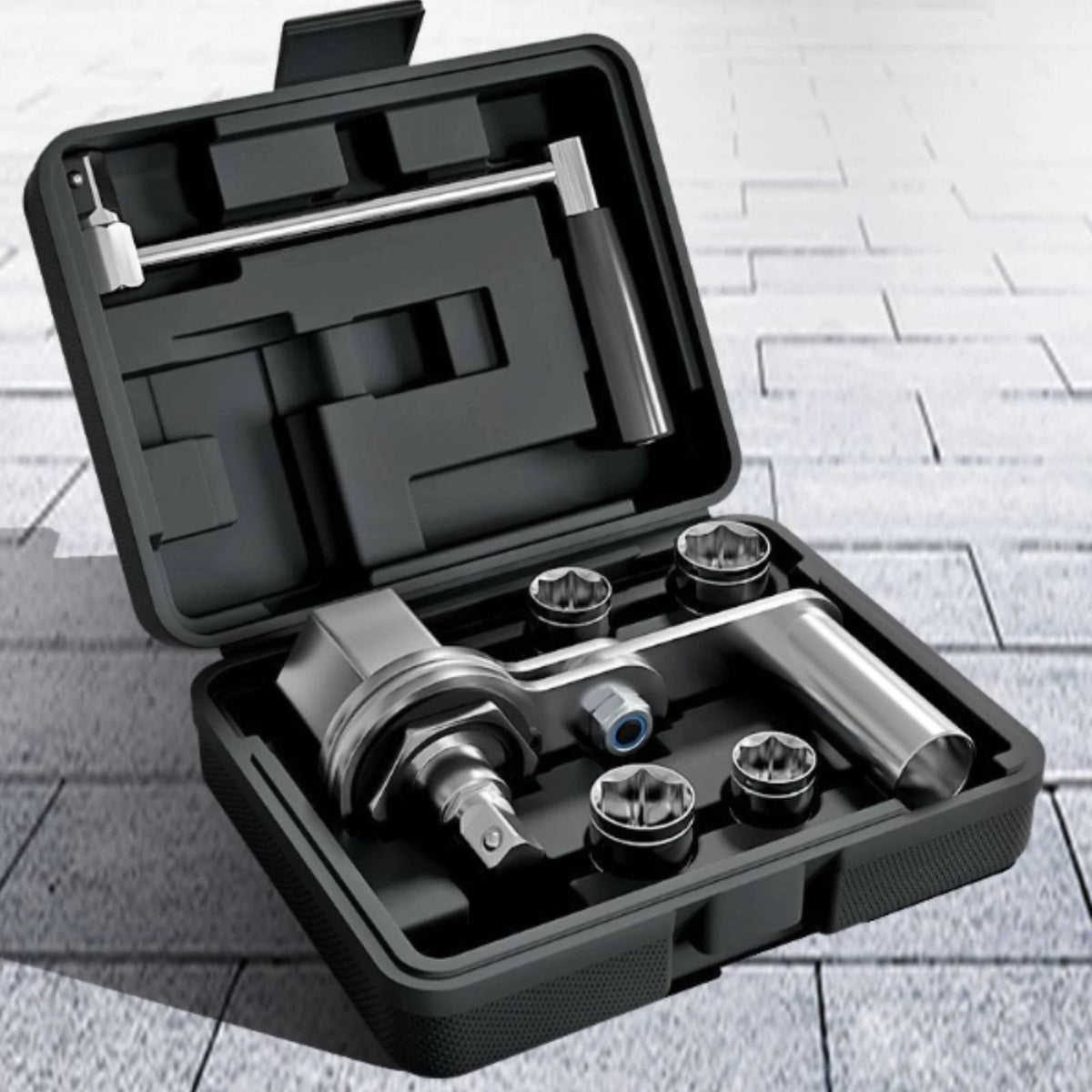 Lug Nut Wrench & Socket Set – Compact Labor-Saving Tire Tool
